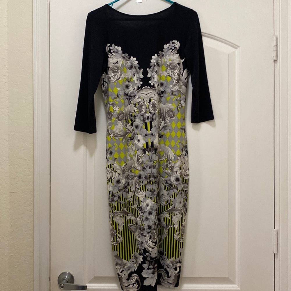ASOS scoopback dress with sleeves